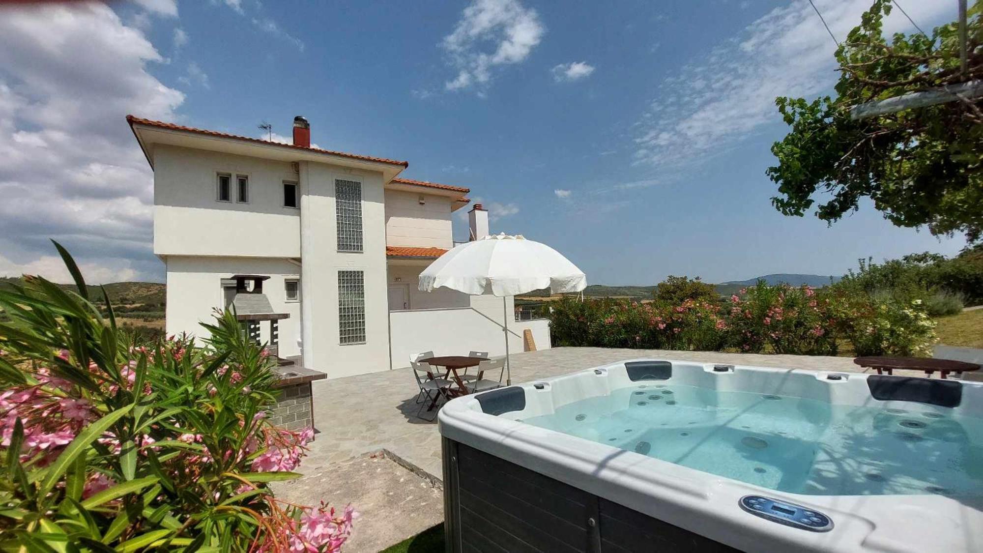 Stylish villa in Salonica's nature Agios Antonios  Esterno foto