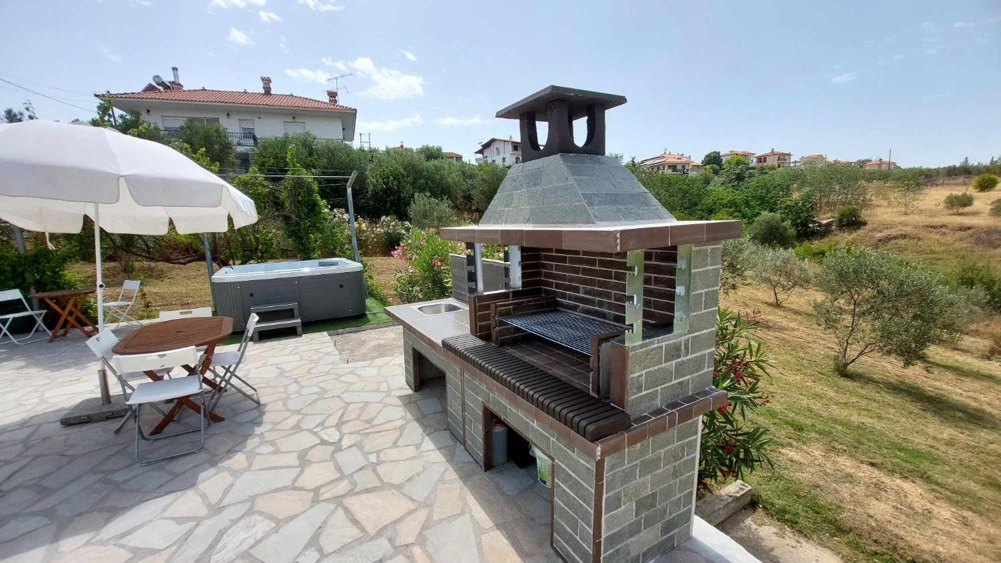 Stylish villa in Salonica's nature Agios Antonios  Esterno foto