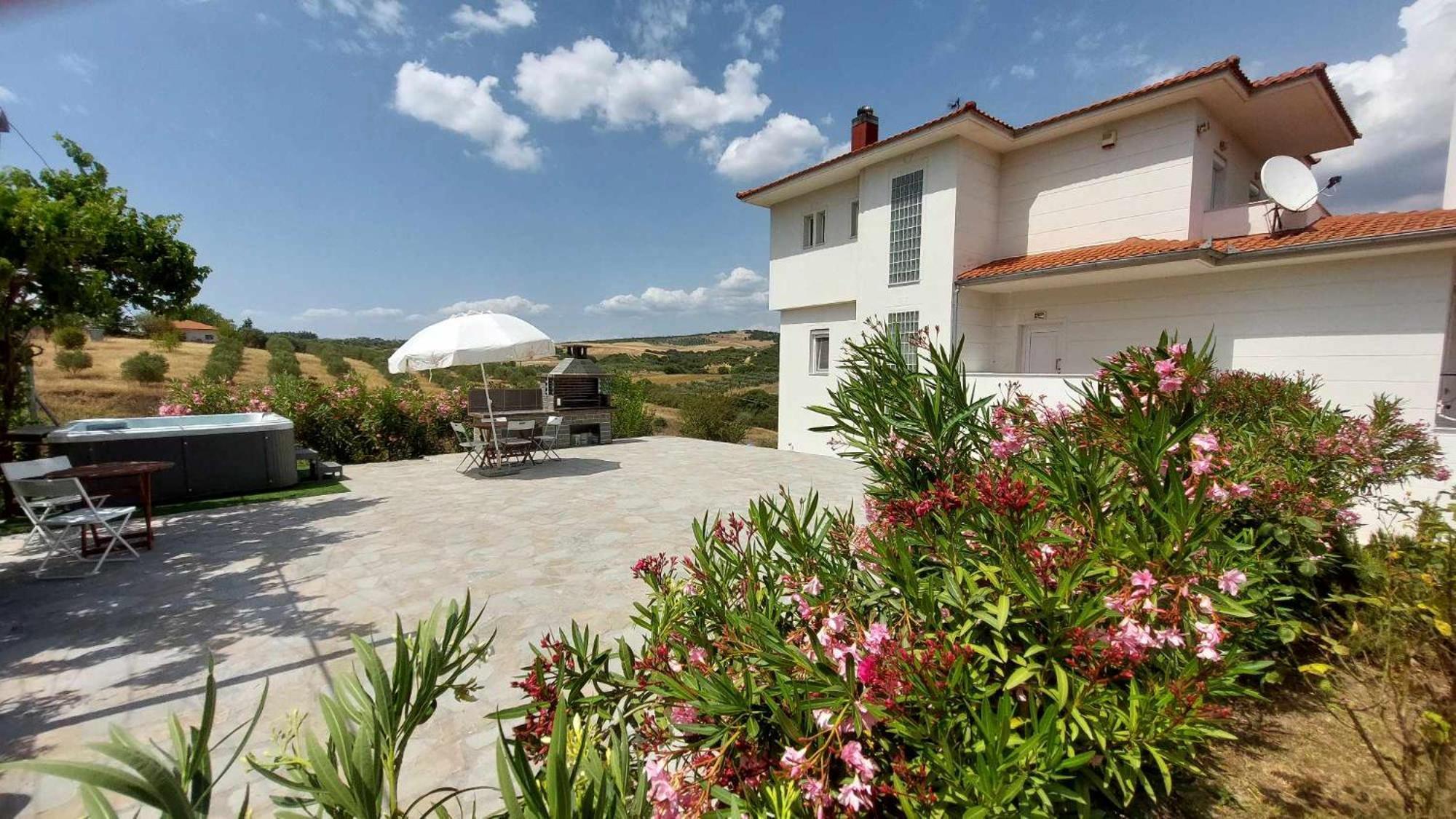 Stylish villa in Salonica's nature Agios Antonios  Esterno foto